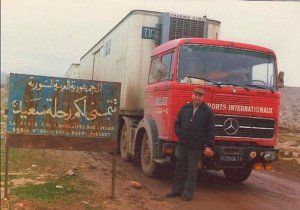 Transport et logistique International - Camion de transport en Syrie